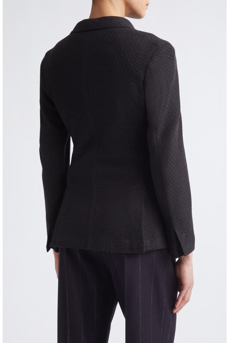Double Breasted Wool Blend Jacket, Alternate, color, 177 AMETHYST
