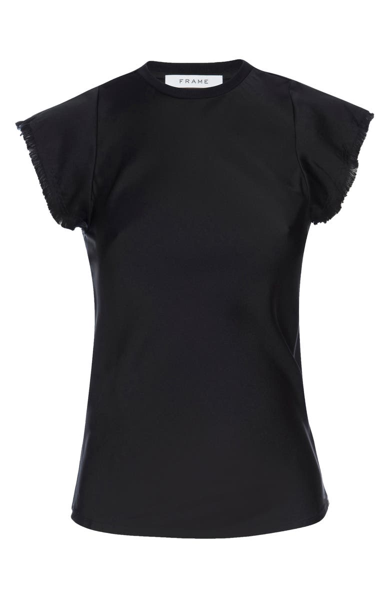 FRAME Bias Cut Washable Silk Satin Top, Alternate, color,