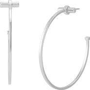 AllSaints Large Bolt Hoop Earrings