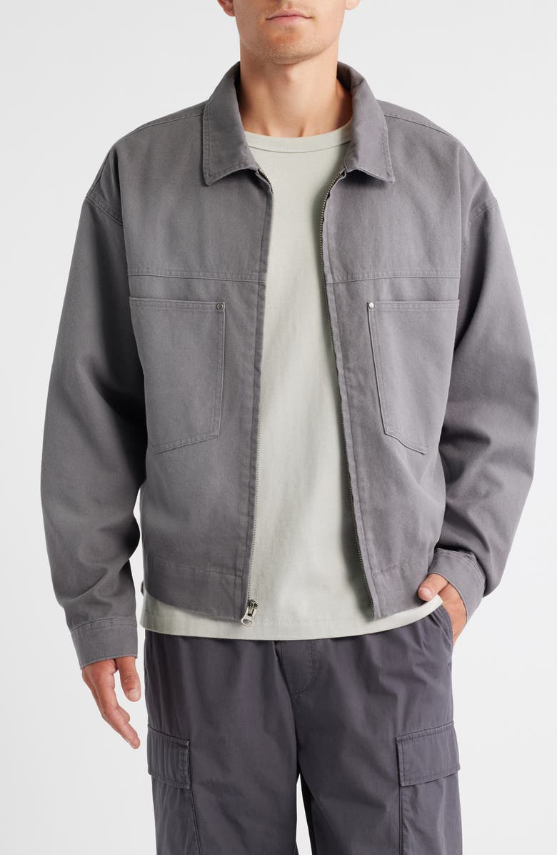 PacSun Billie Cotton Utility Jacket, Main, color, Gray