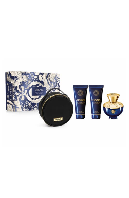 Versace Dylan Blue Pour Femme 4-piece Gift Set $231 Value In Transparent