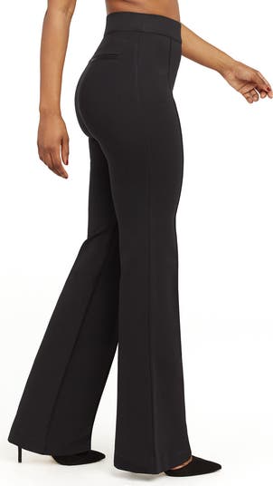 High Waist Flare Ponte Pants