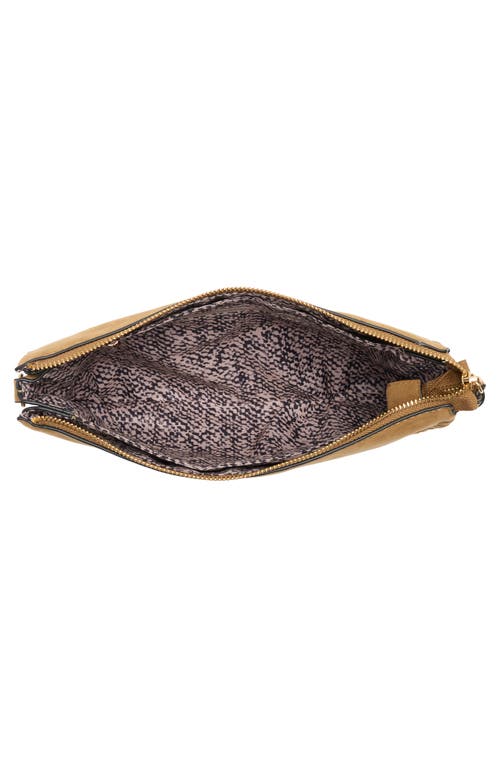 Collection Xiix Whipstitched Triple Compartment Crossbody Bag In Brown