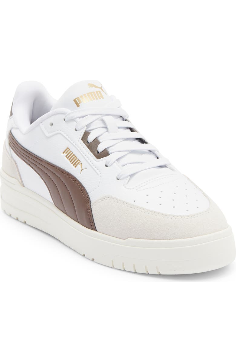 PUMA Shuffle Downtown OG Sneaker, Main, color, Puma White/ Flat Bronze/ Gray