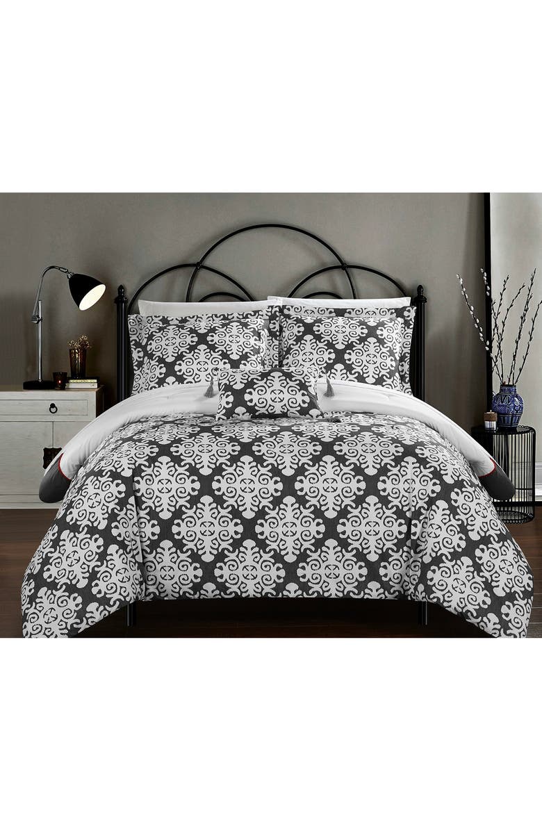 CHIC Mallow 4-Piece Reversible Bedding Set - King, Alternate, color, 