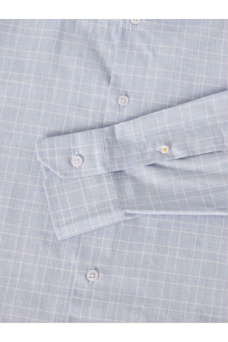 Reynolds Ultra Light Weight Brushed Check Shirt, Alternate, color, Blue
