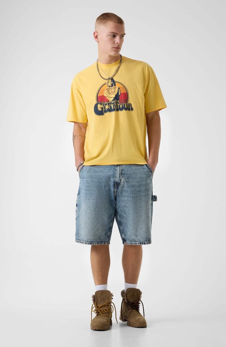 GUESS Sunrise Graphic Cotton T-Shirt, Alternate, color, Medium