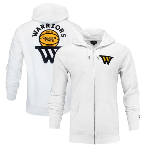 Unisex FISLL x Benny Gold White Golden State Warriors Association Edition Full-Zip Hoodie