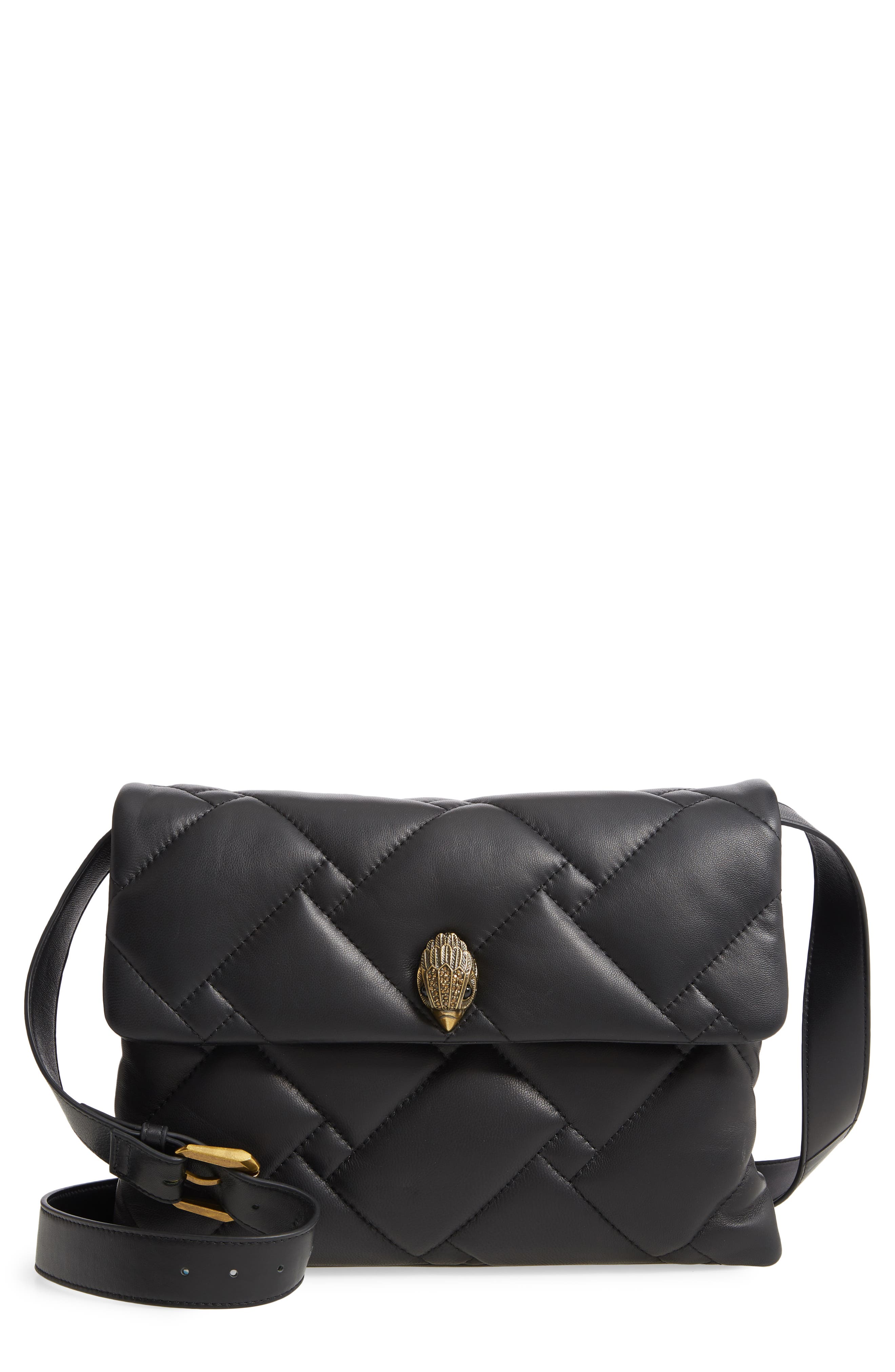 Kurt Geiger London Large Kensington Quilted Leather Shoulder Bag, Main, color, 