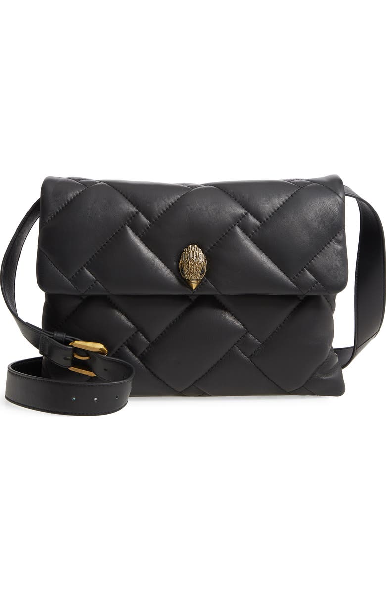 Kurt Geiger London Large Kensington Quilted Leather Shoulder Bag, Main, color,