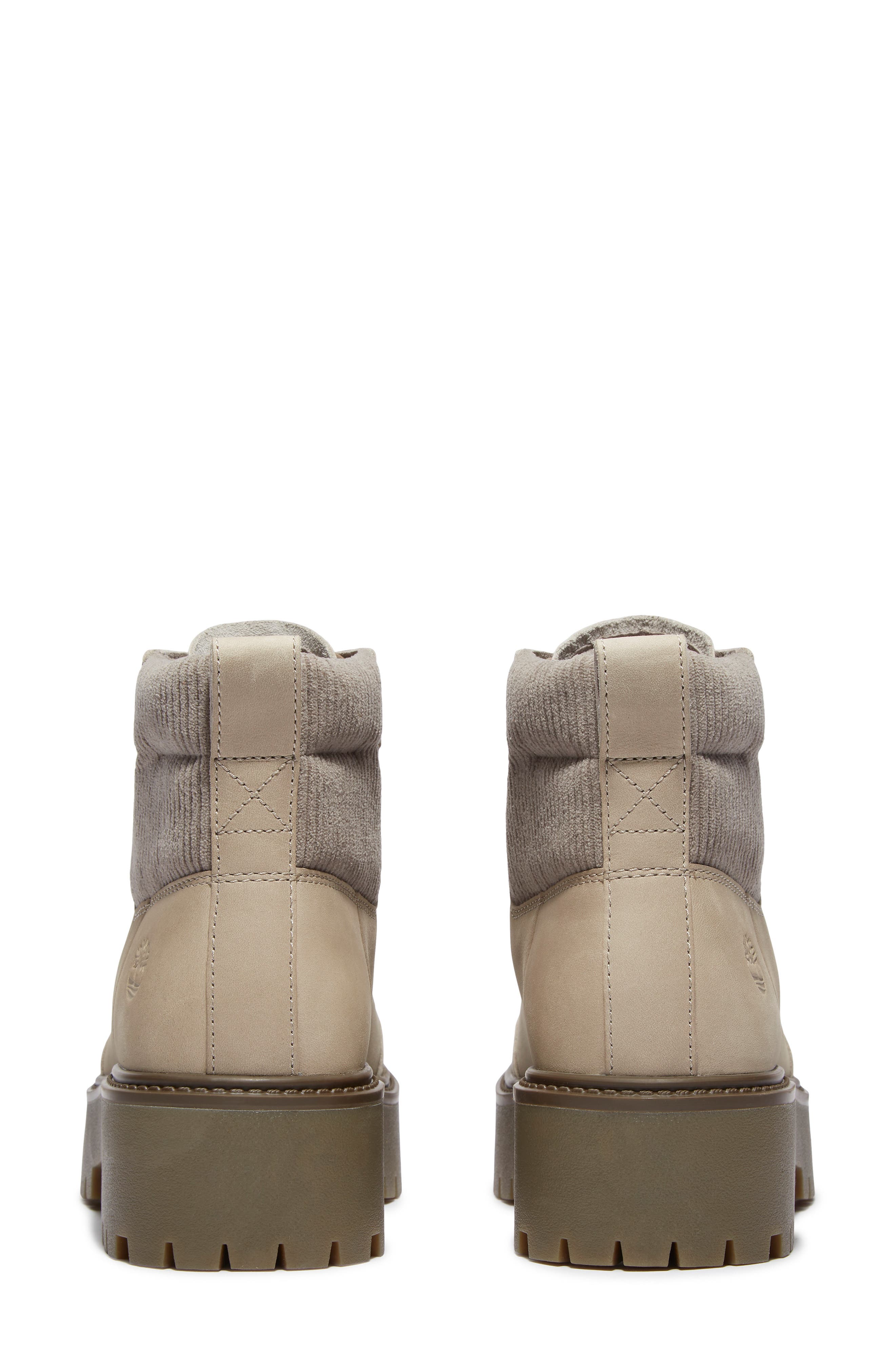 Timberland Stone Street Platform Hiking Boot, Alternate, color, Medium Grey Nubuck