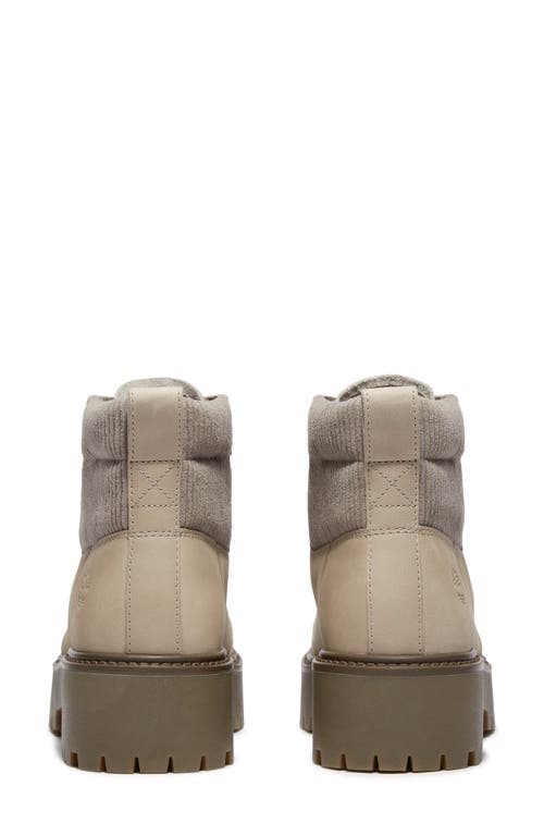 Timberland Stone Street Platform Hiking Boot In Gray