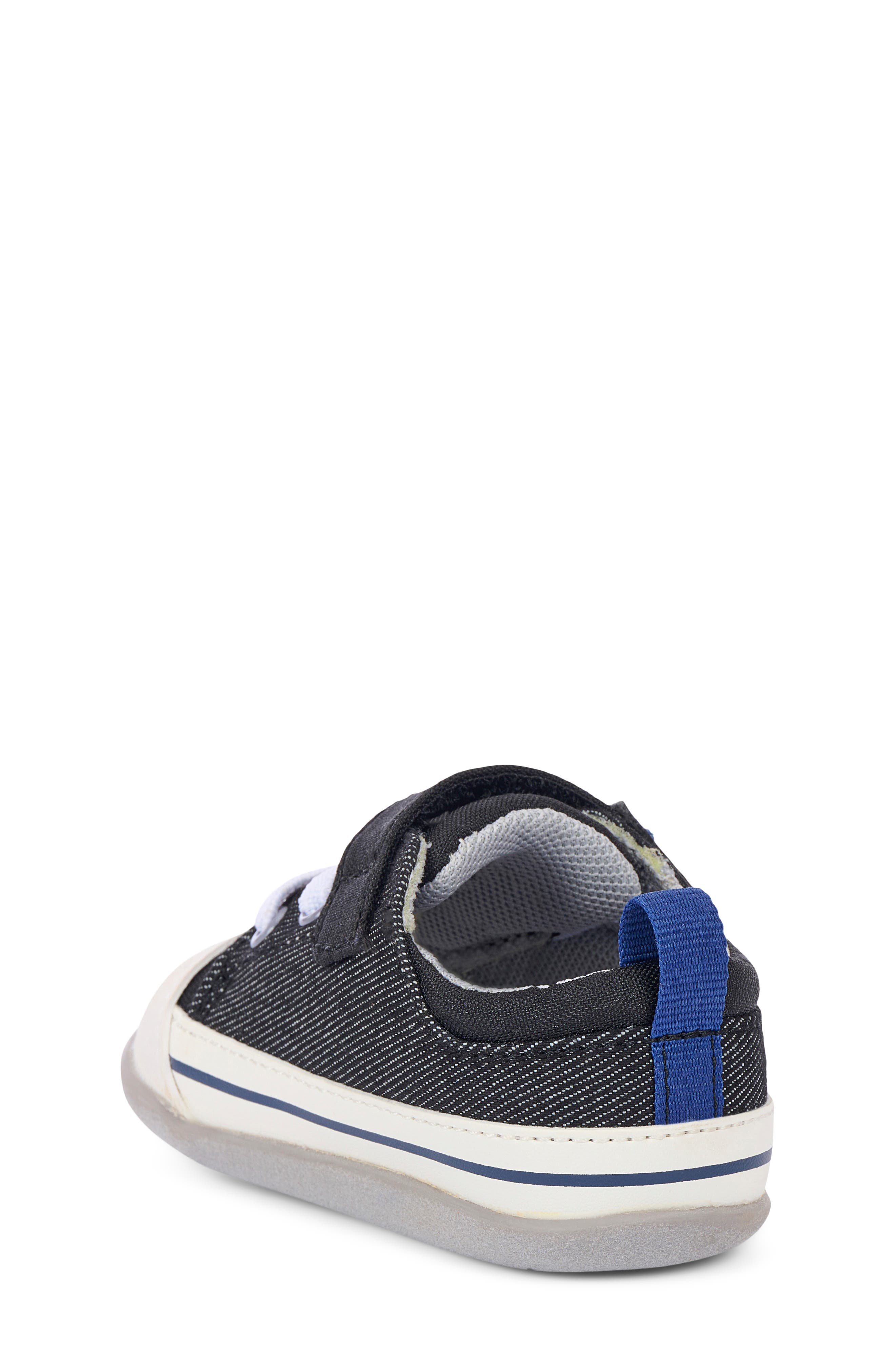 Kids' Stevie Mini Sneaker, Alternate, color, RAVEN BLACK
