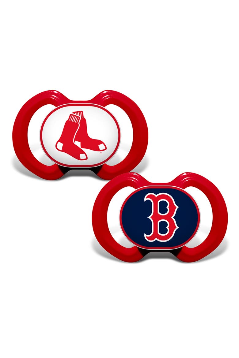 Boston Red Sox Pacifier 2-Pack, Main, color, Multicolor