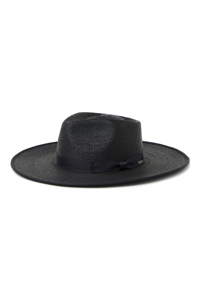 Jo Straw Rancher Hat, Main, color, BLACK