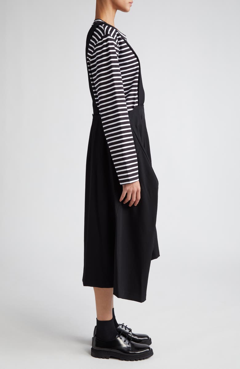Comme des Garçons Comme des Garçons Wool Gabardine Pinafore Dress, Alternate, color, 