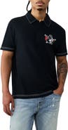 True Religion Buddha Graphic Polo