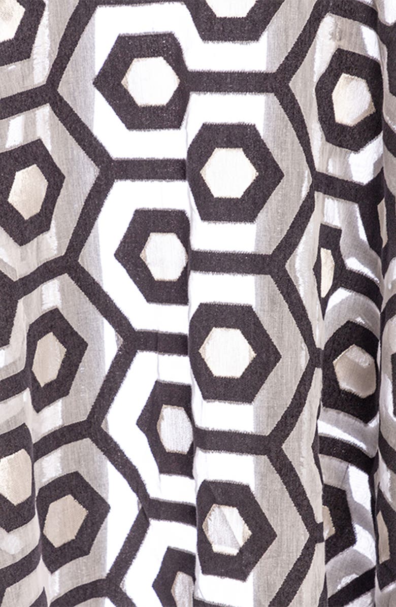 SAACHI Geo Poncho, Alternate, color, Black