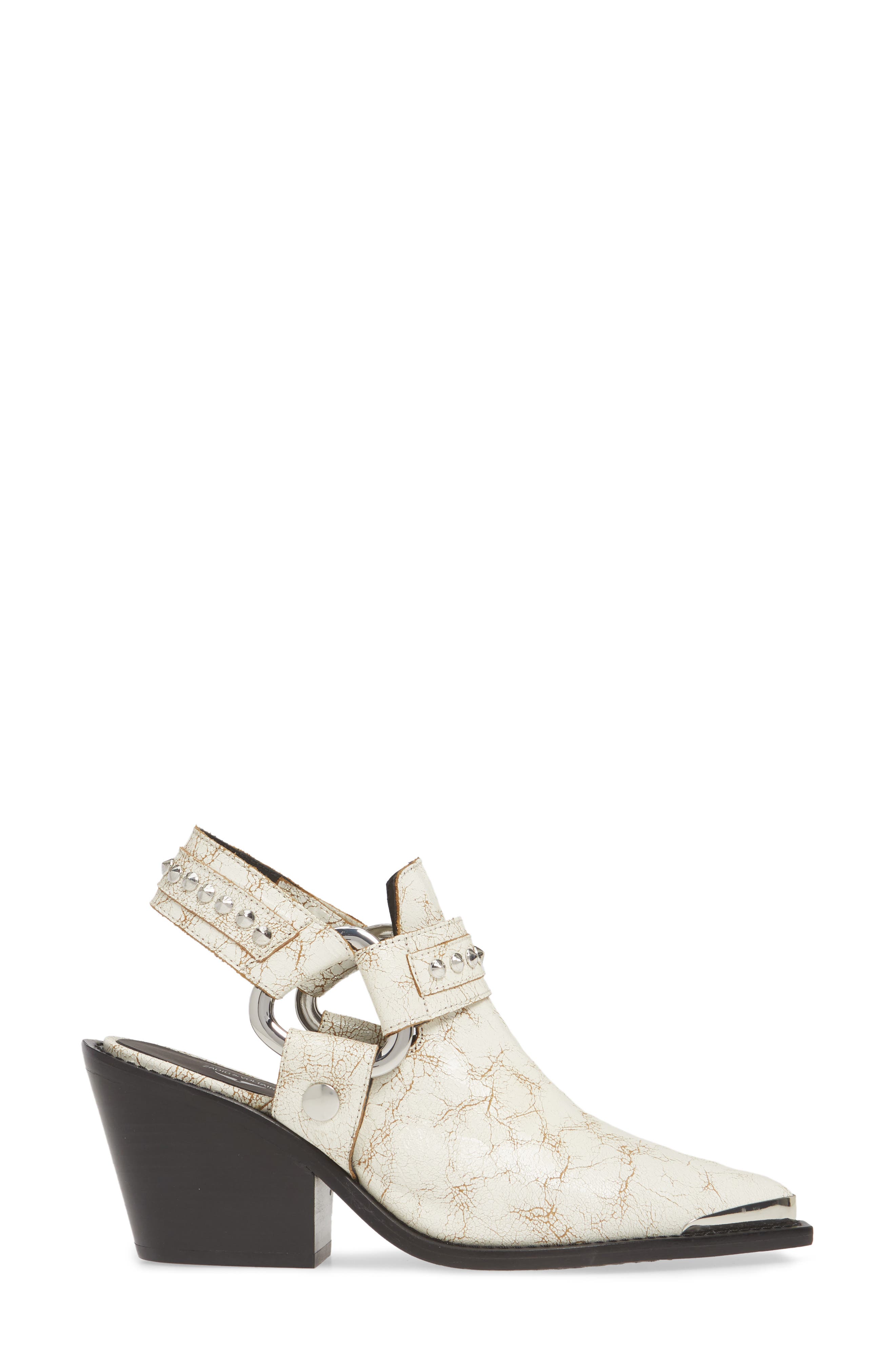 Zadig & Voltaire N'Dricks Studded Slingback Shoe, Alternate, color, 