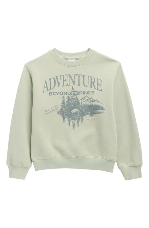 Kids' Adventure Cotton Blend Sweatshirt (Little Kid & Big Kid)