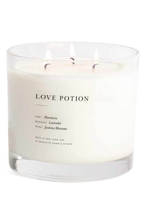 Brooklyn Candle Studio Love Potion Xl 3-wick Candle In Pink