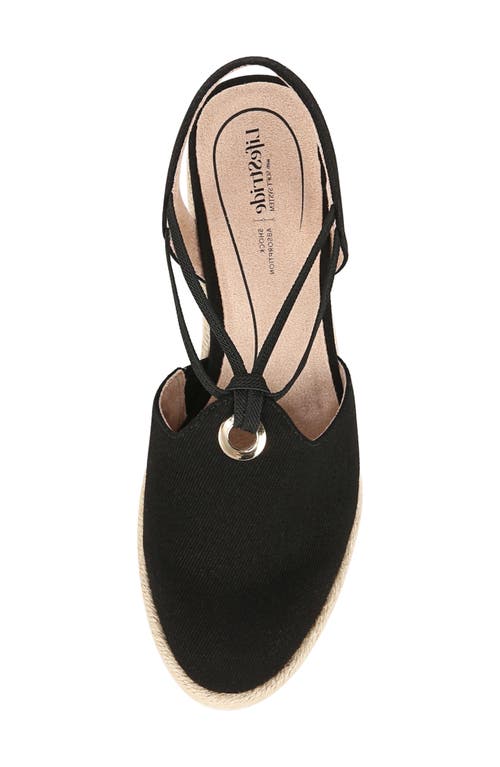 Lifestride Kennedy Wedge Sandal In Black