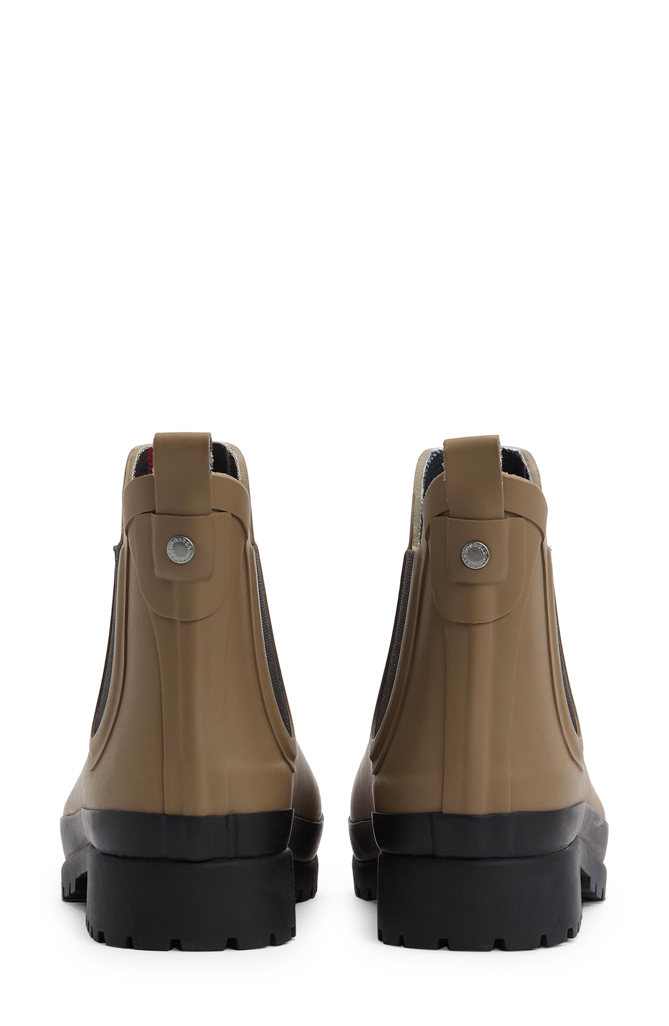 Mallow Wellington Waterproof Chelsea Boot, Alternate, color, MILITARY BROWN/ BLACK