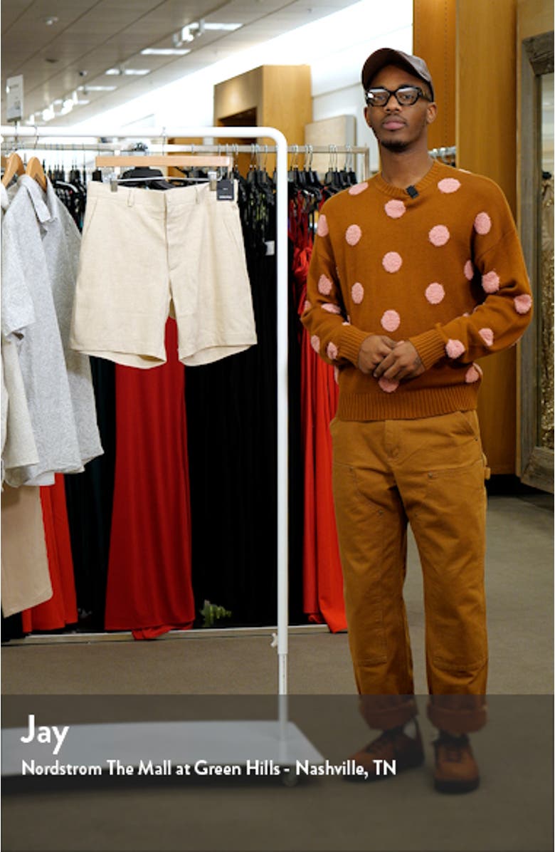 City Linen Blend Hybrid Shorts, sales video thumbnail