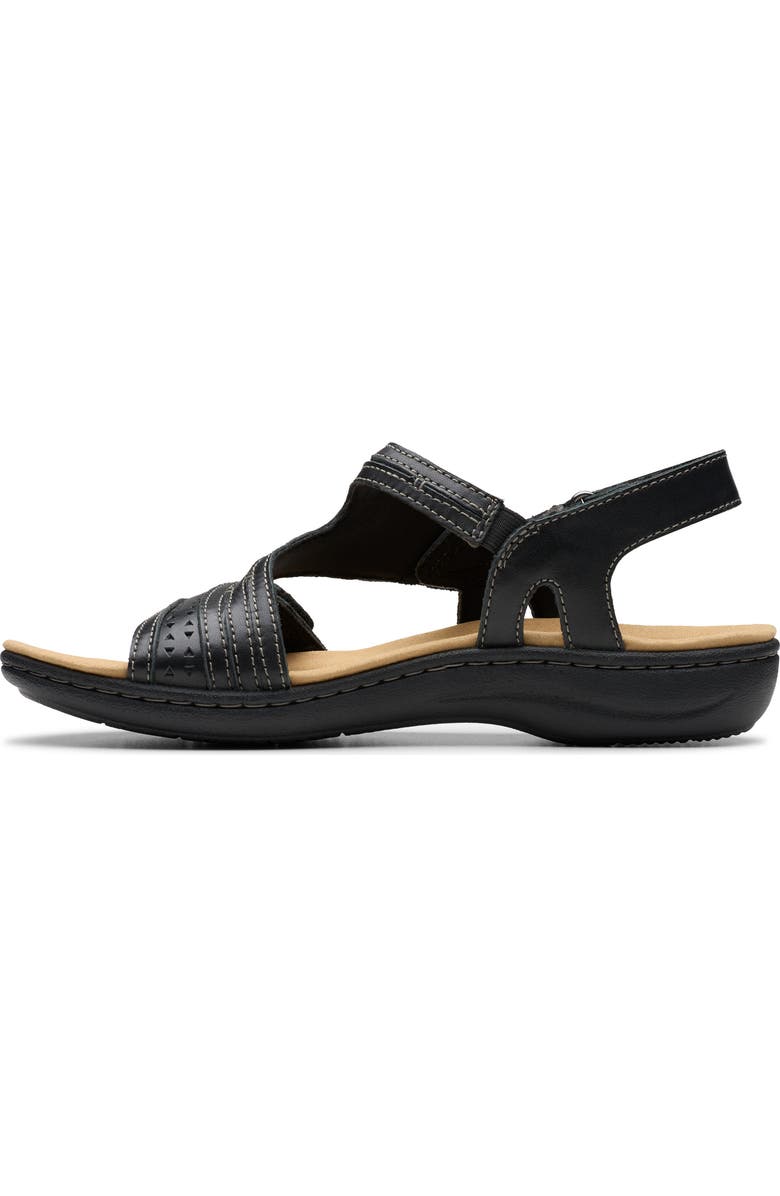 Clarks<sup>®</sup> Laurieanne Faye Sandal, Alternate, color, Black Leather