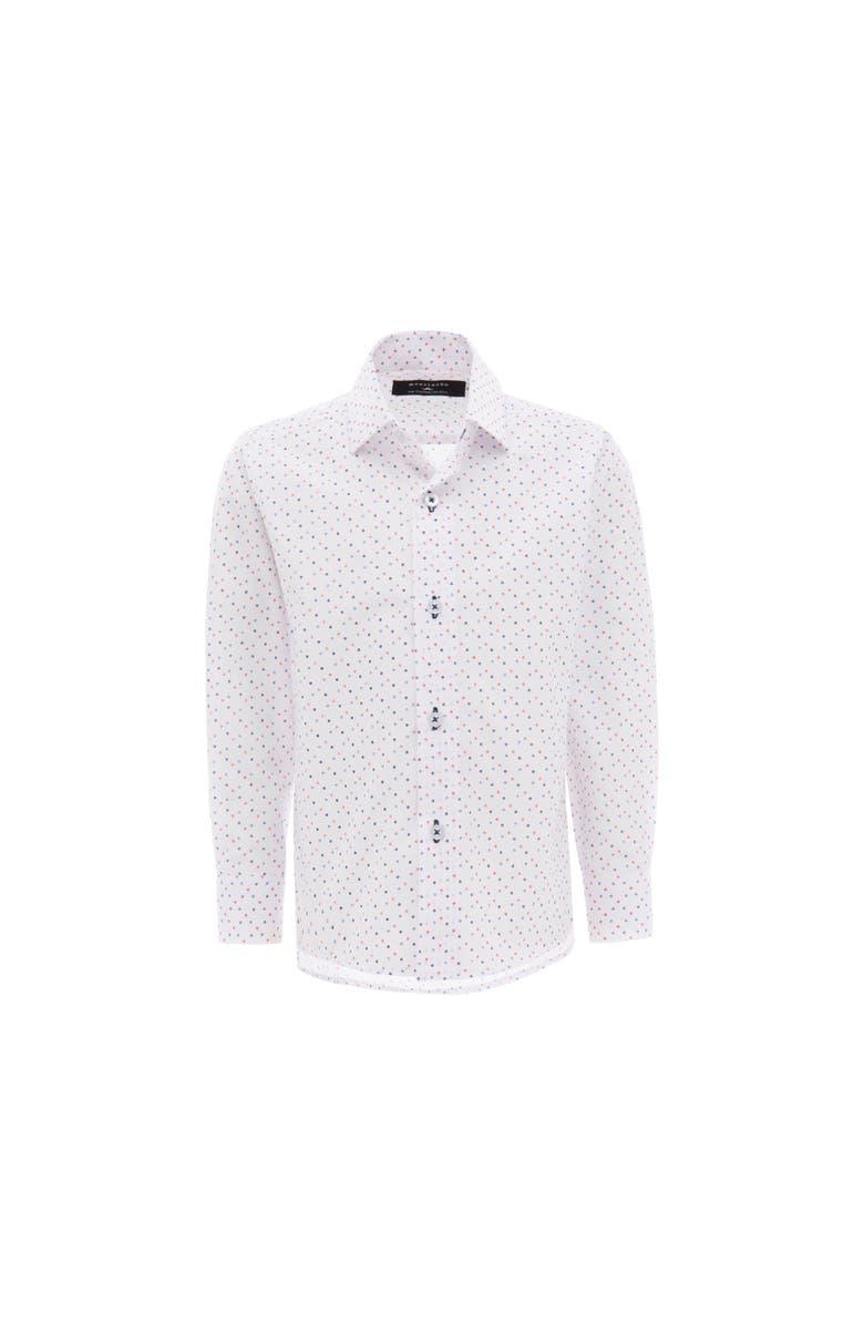 MOUSTACHE Printed Dress Shirt, Alternate, color, White