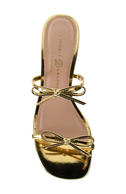 Chinese Laundry Maru Sandal In Gold