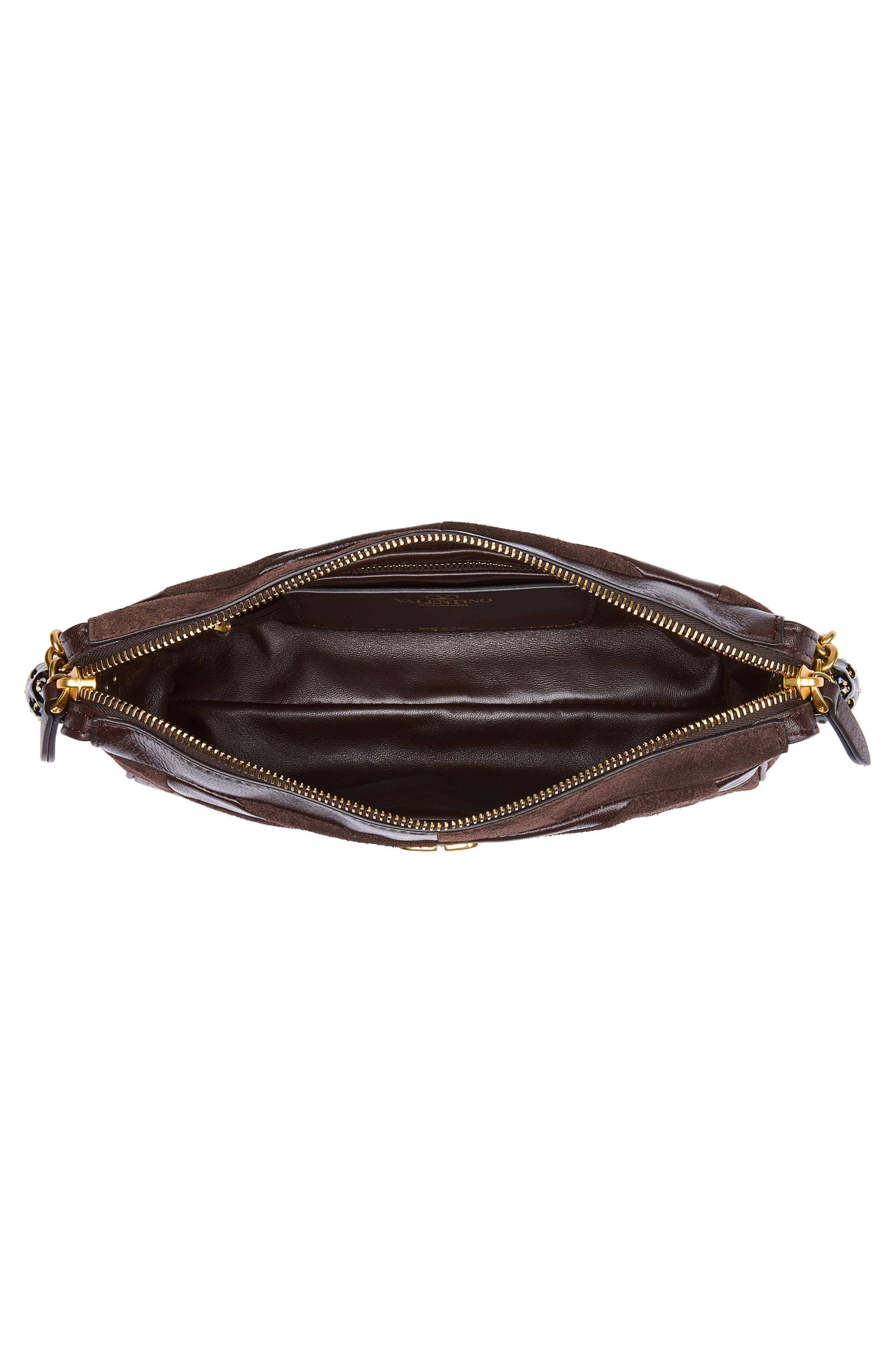 Small Panthea Leather Shoulder Bag, Alternate, color, BROWN