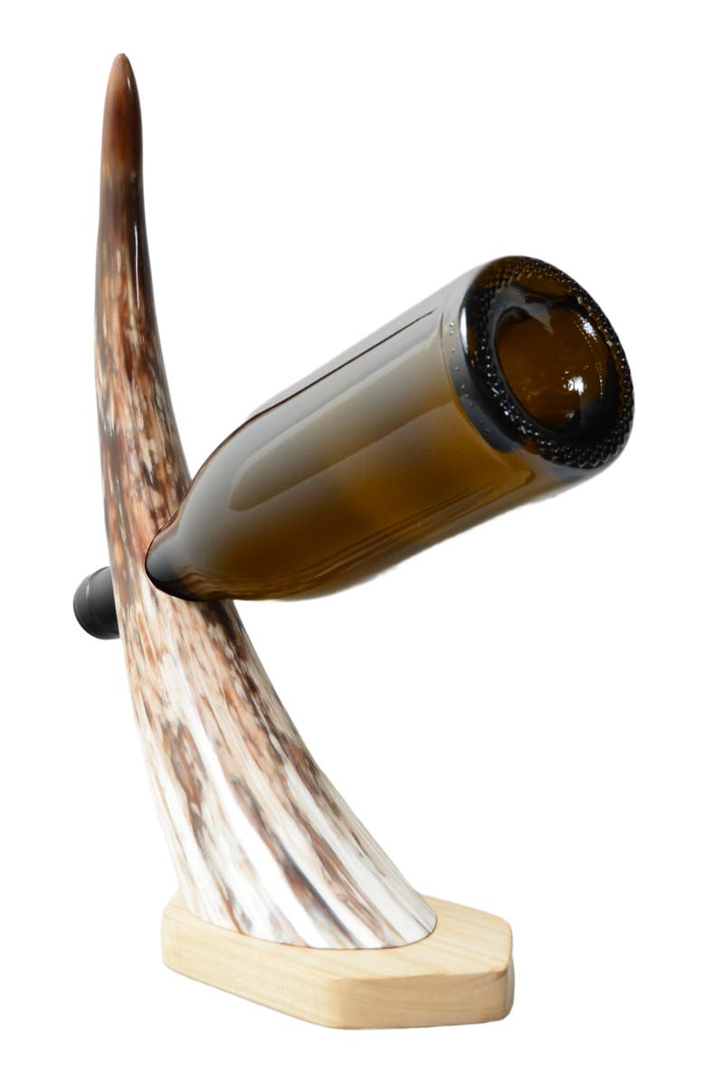 Maadili Collective Balanced Horn Wine Holder, Alternate, color, Multi