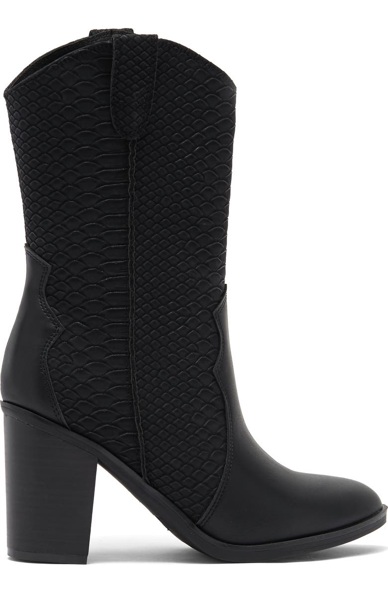 MIA Cindy Embossed Western Cowboy Boot, Alternate, color,