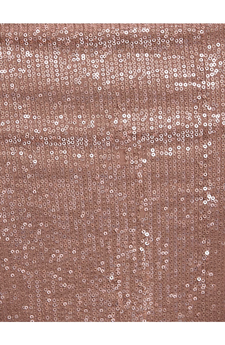 Needle & Thread Malia Turtleneck Ankle Gown, Alternate, color, Warm Taupe