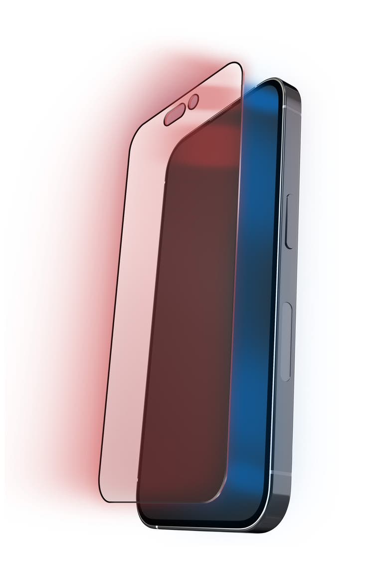 Red Light Screen Protector for iPhone 15 Plus & 16 Plus, Alternate, color, NO COLOR