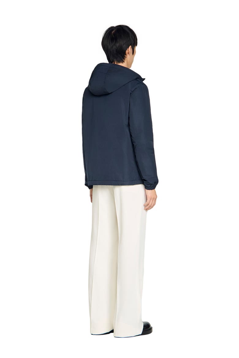 Nylon windbreaker, Alternate, color, Navy blue