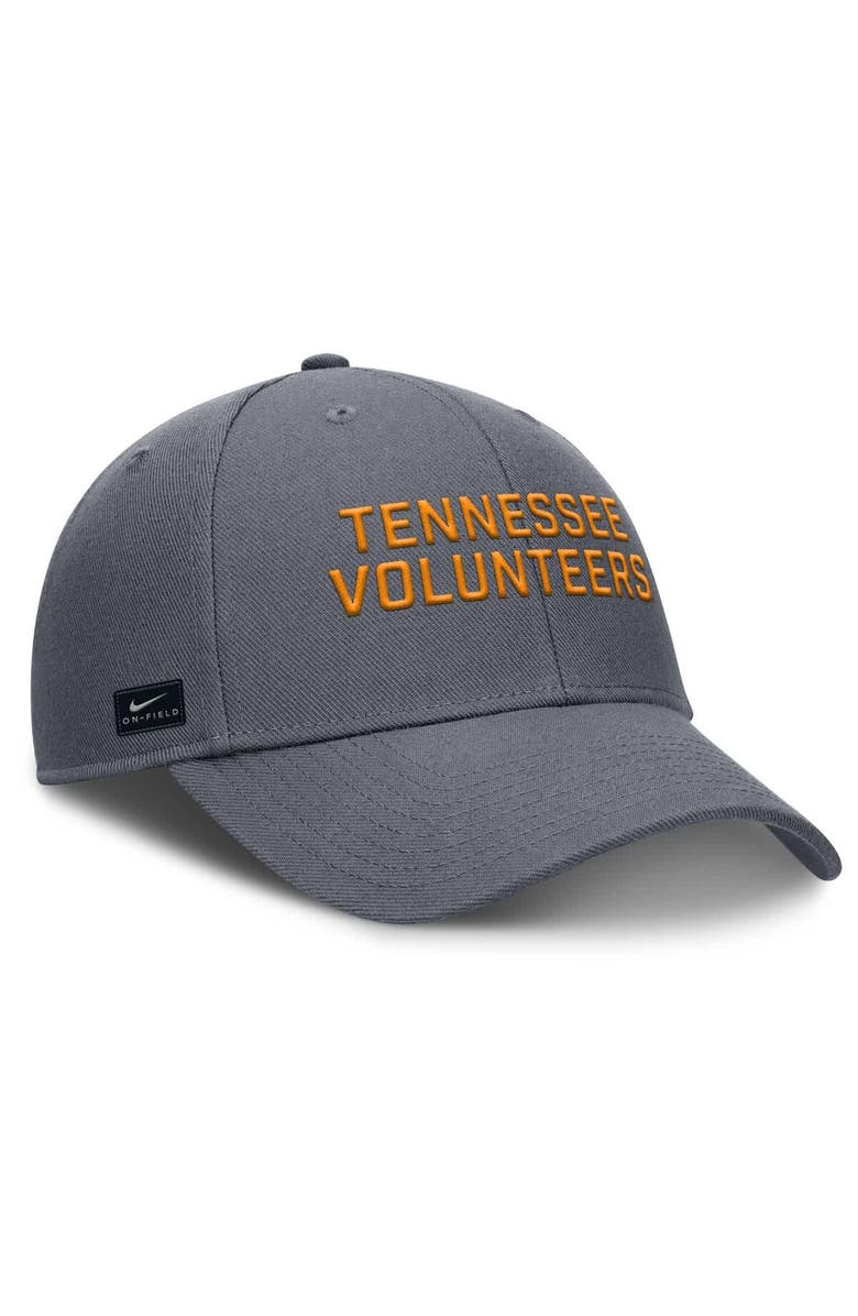 Nike Men's Nike Gray Tennessee Volunteers Rise Practice Adjustable Hat, Alternate, color,