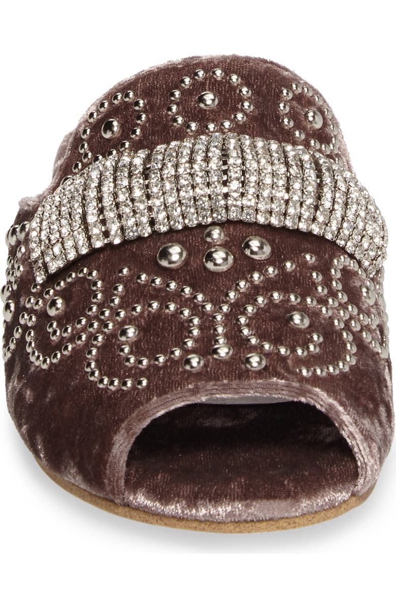Jeffrey Campbell Talley Embellished Loafer Mule, Alternate, color,