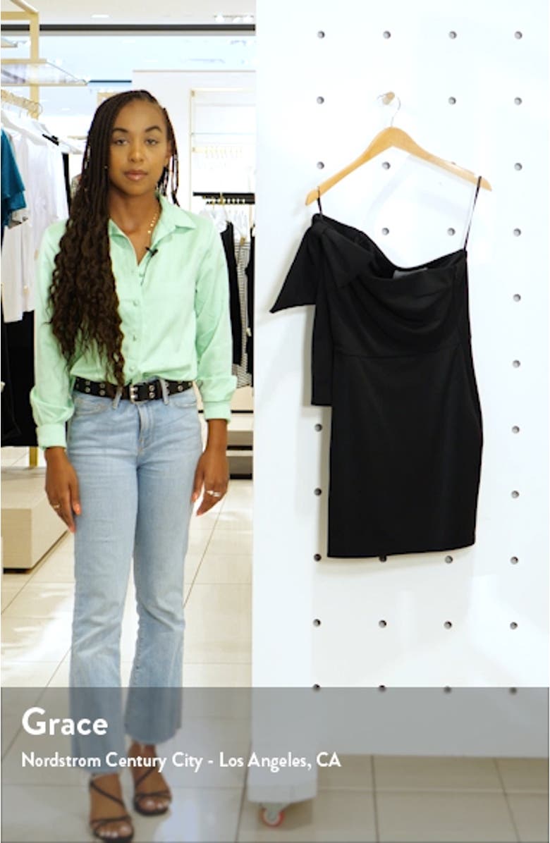 Chances Are Off the Shoulder Body-Con Minidress, sales video thumbnail