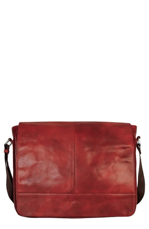 Leather Messenger Bag