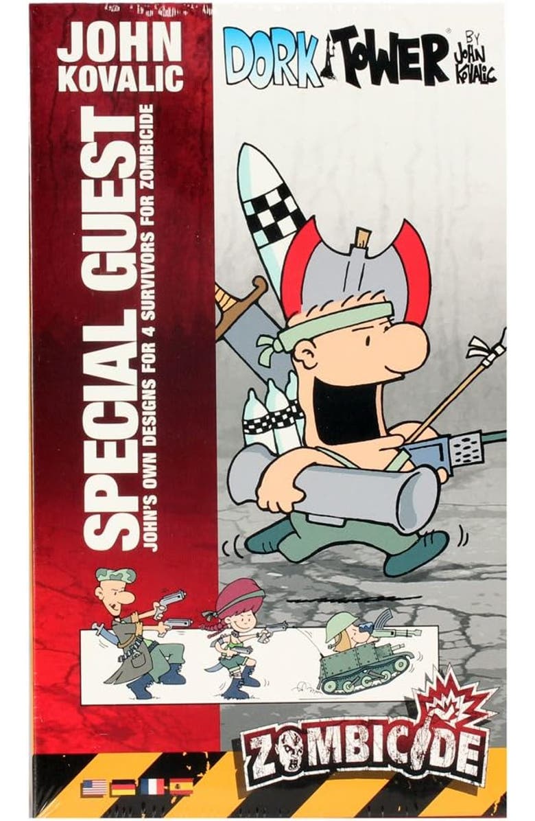 ASMODEE Zombicide Box Board Game with Special Guest Artist John Kovalic, Alternate, color, Multicolored