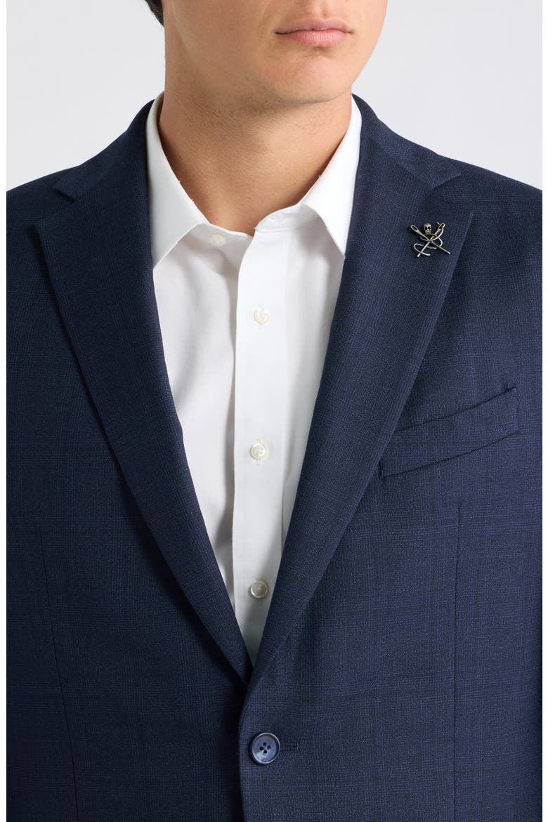 Bleecker Wool Suit Jacket, Alternate, color, NAVY