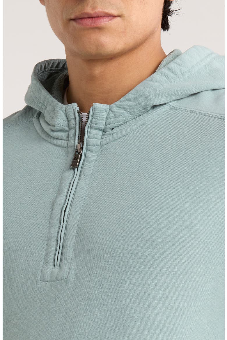 Cirrus Breeze Half Zip Hoodie, Alternate, color, DARK ALPINE