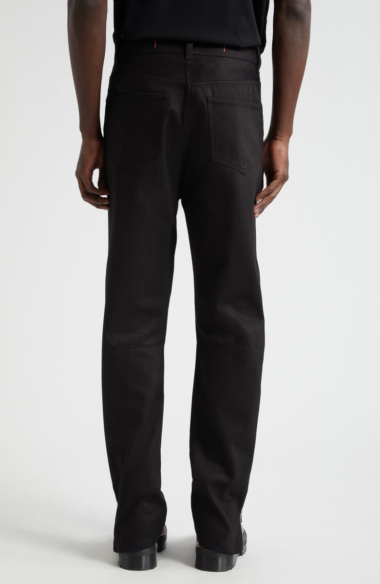 JKEEFER Zip Hem Slim Fit Jeans, Alternate, color, Black