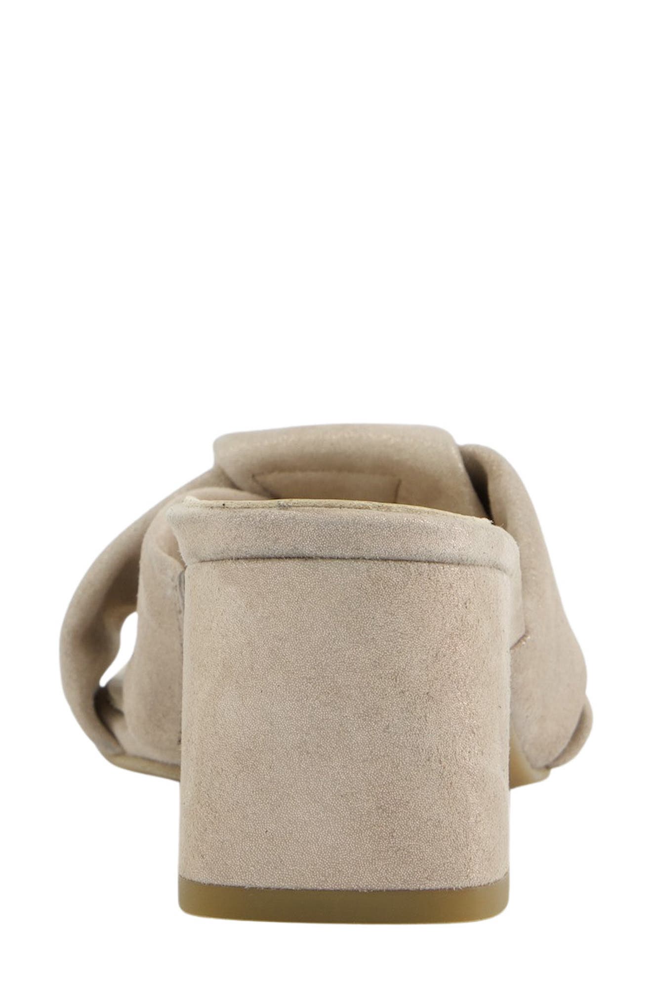 Delight Slide Sandal, Alternate, color, CACHEMIRE METALLIC SUEDE