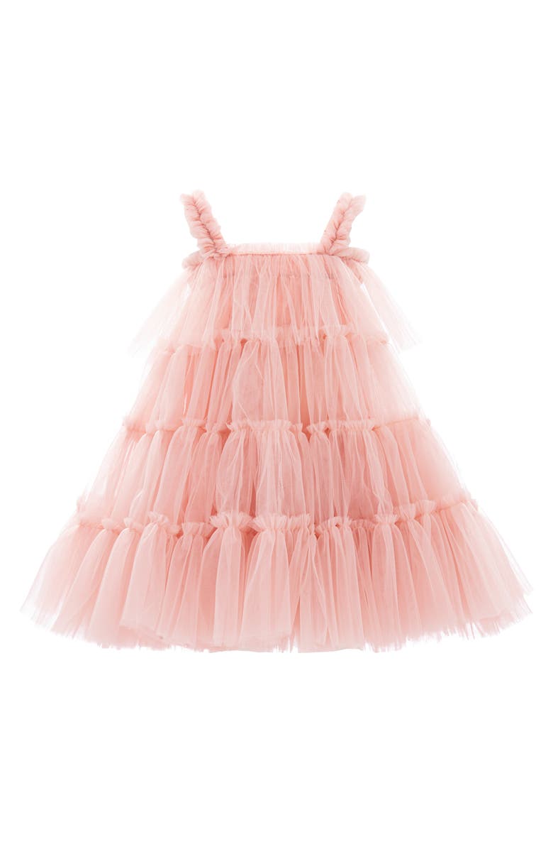 Mimi Tutu Isoldea Tulle Ruffle Dress, Main, color, Pink