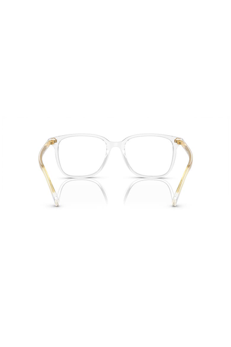 55mm Square optical glasses, Alternate, color, Transparent