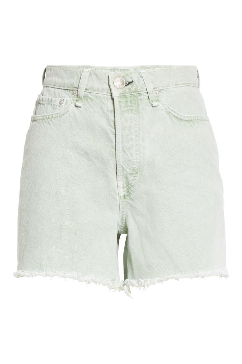 rag & bone Maya High Waist Raw Hem Cutoff Denim Shorts (Women ...