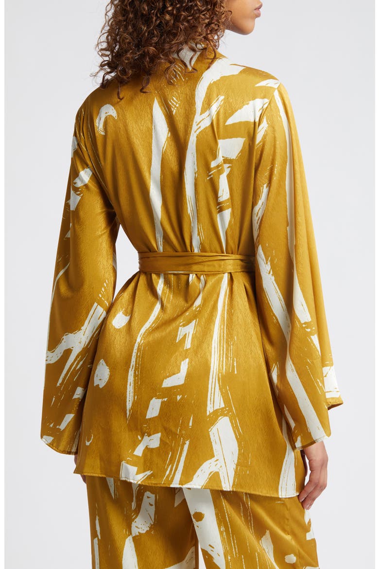 Gold Suto Lightweight Wrap Jacket, Alternate, color, GOLD